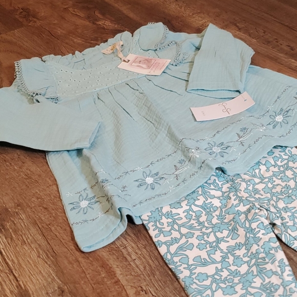 NWT 2T girl Jessica Simpson beautiful blue outfit - Picture 16 of 16